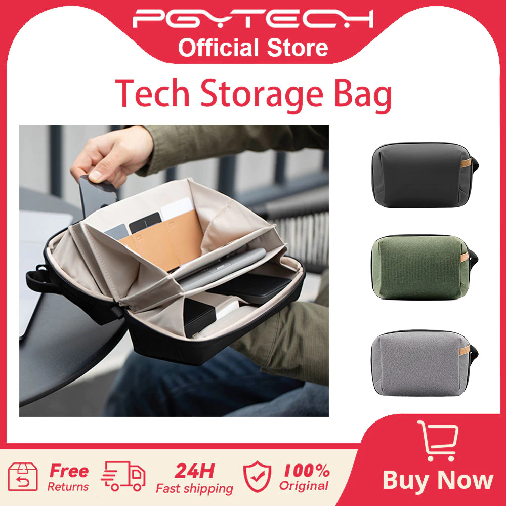 Tech Accessories Case - PGYTECH Tech Accessories Pouch Waterproof Small