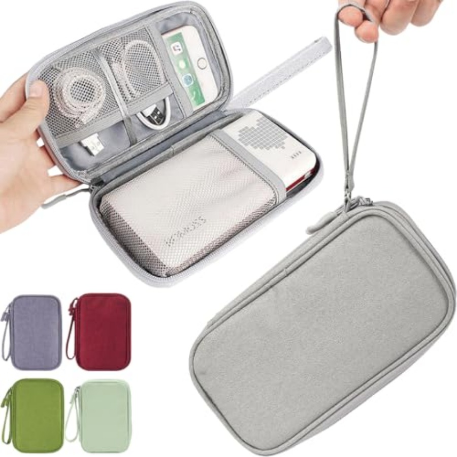 Tech Accessories Case - Cord Organizer Travel Cable Organizer Bag