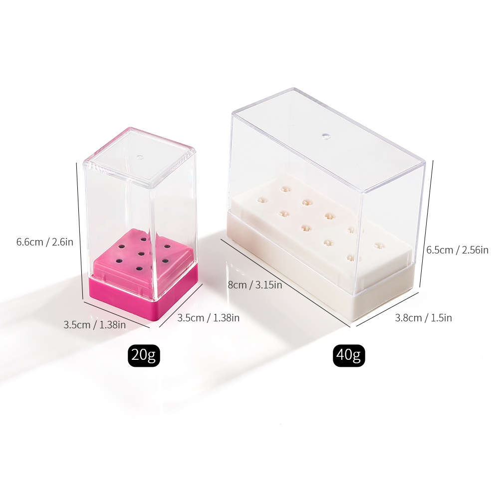 7 /10 Holes Nail Art Bit Stora - Nail Tech Accessories review and price