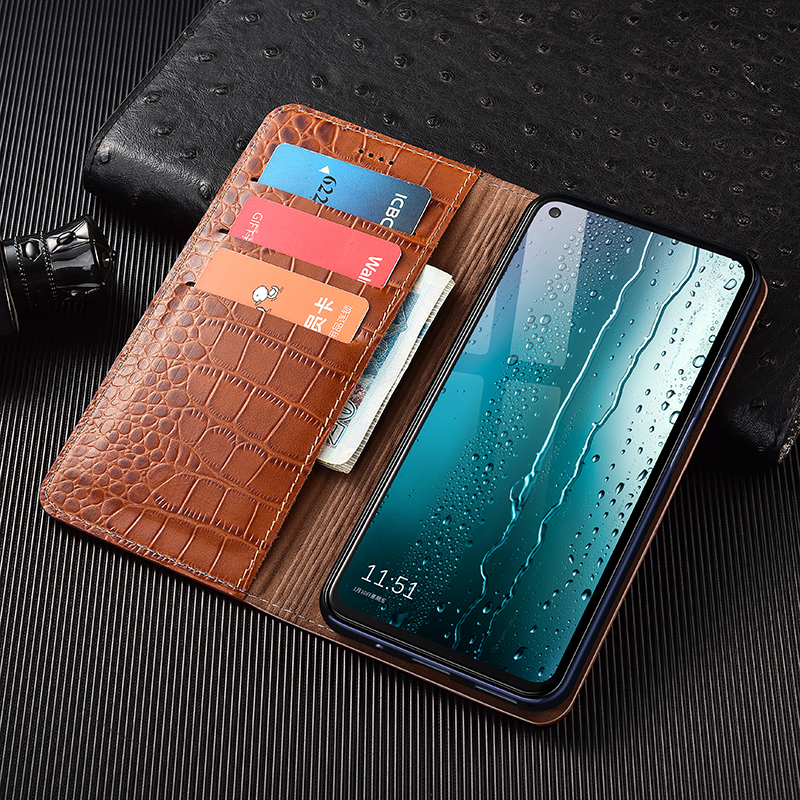 Crocodile Genuine Leather Flip - Tech Accessories Apple review and price