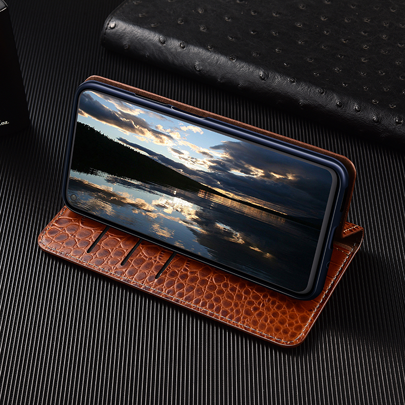 Crocodile Genuine Leather Flip - Tech Accessories Apple review and price
