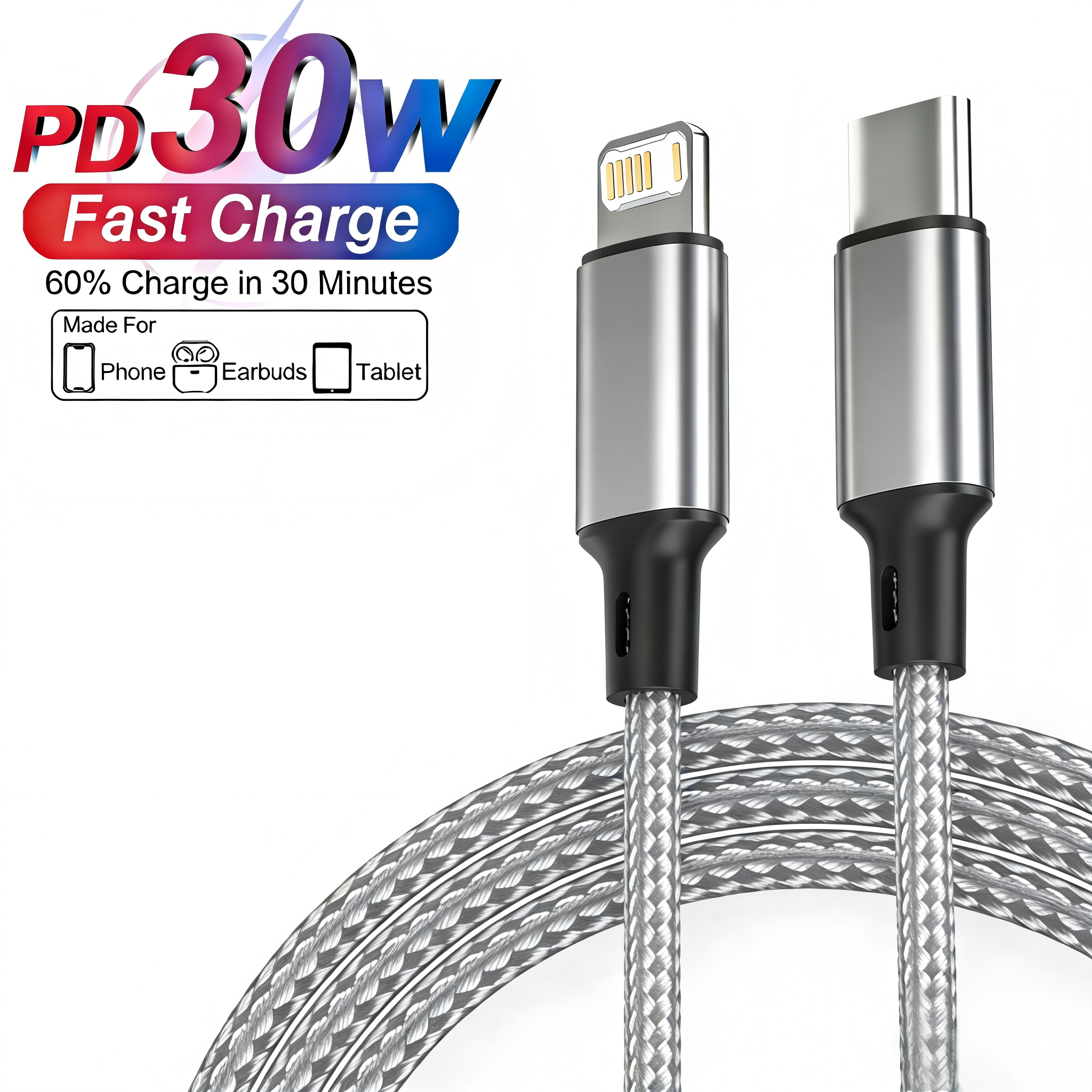 PD 30W USB Cable For iPhone 14 - Tech Accessories Apple review and price
