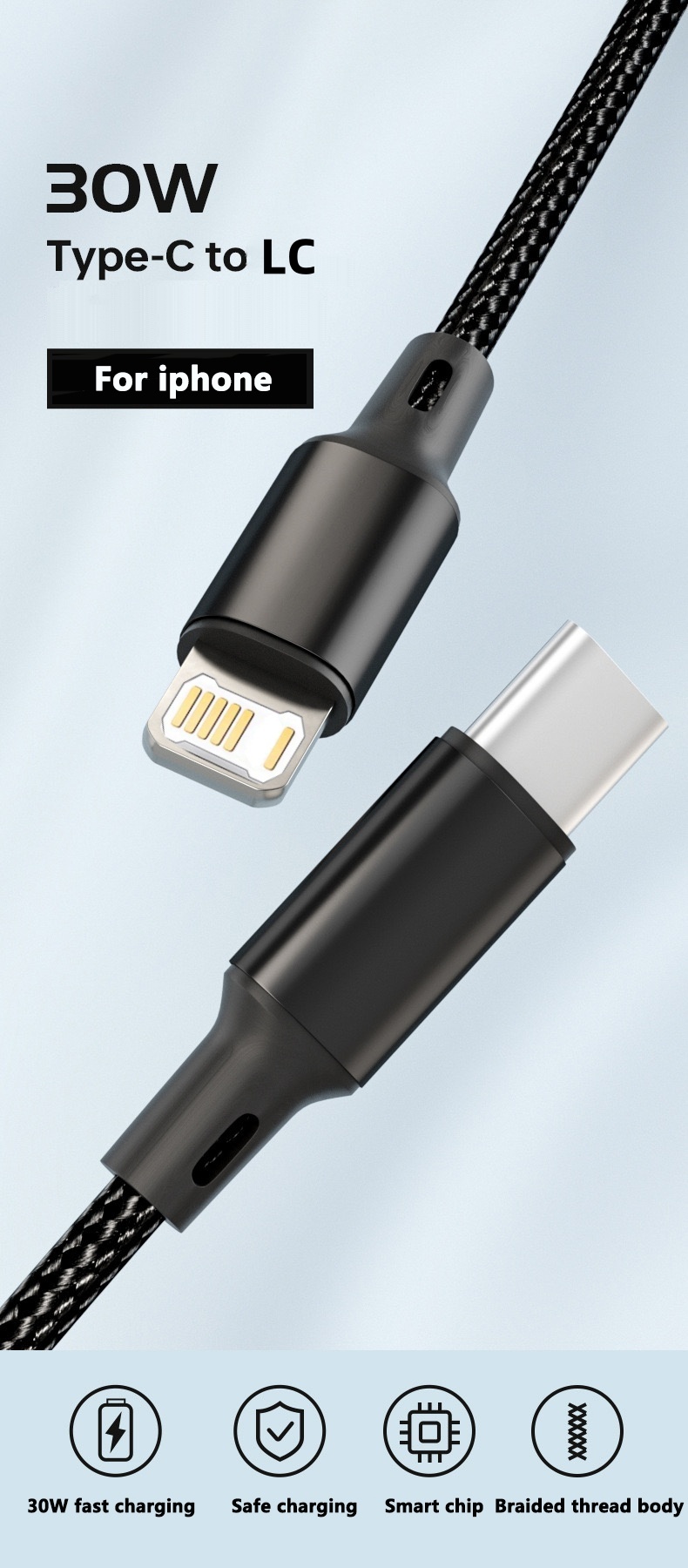 PD 30W USB Cable For iPhone 14 - Tech Accessories Apple review and price