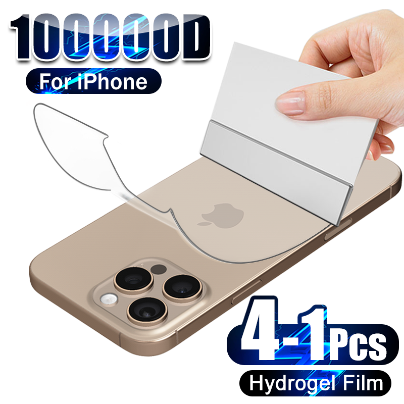 4-1Pcs Back Hydrogel Film For  - Tech Accessories Apple review and price