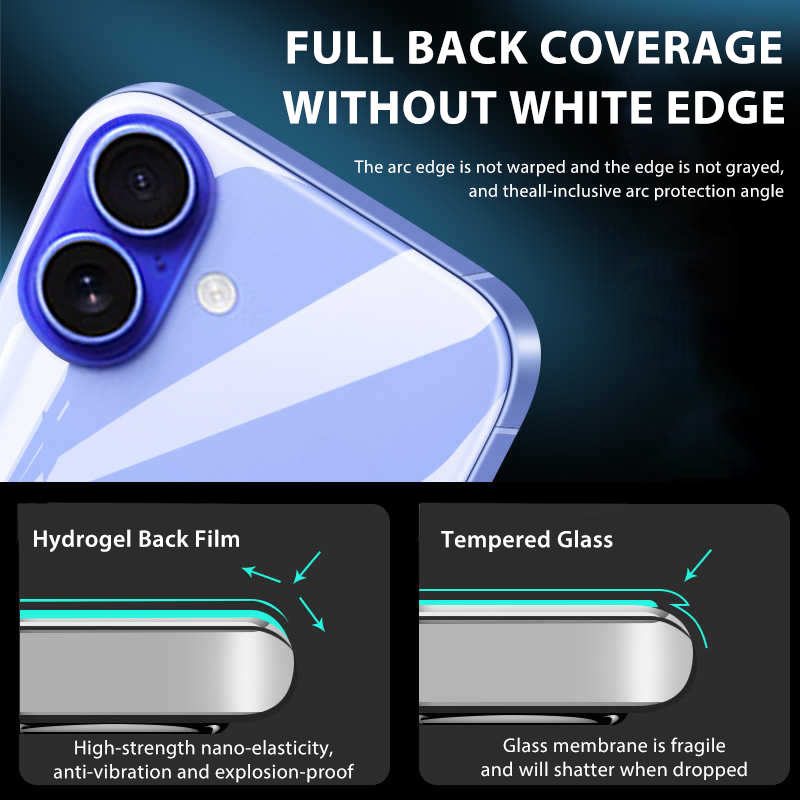 4-1Pcs Back Hydrogel Film For  - Tech Accessories Apple review and price