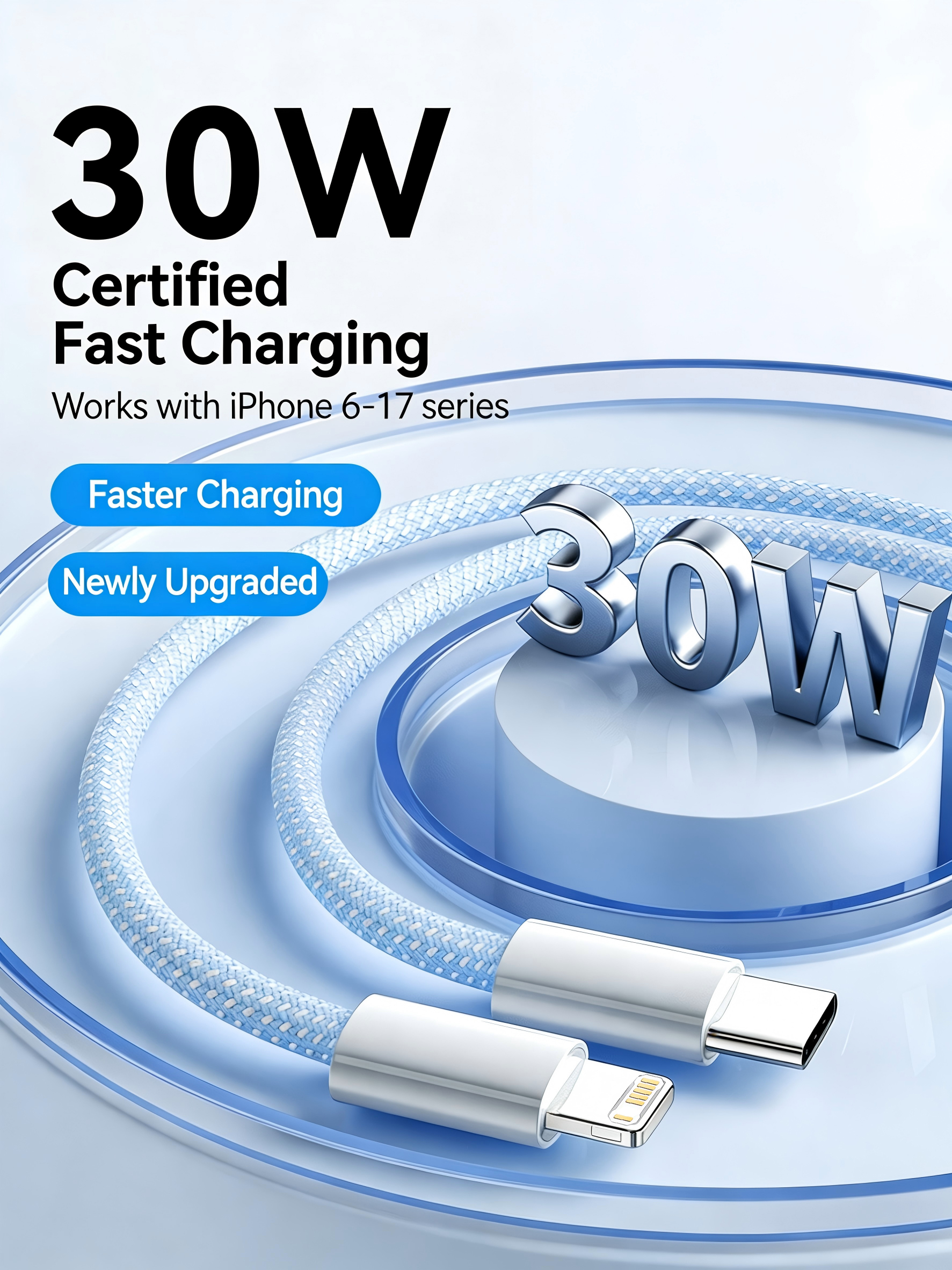 3PCS PD 30W USB Cable For iPho - Tech Accessories Apple review and price