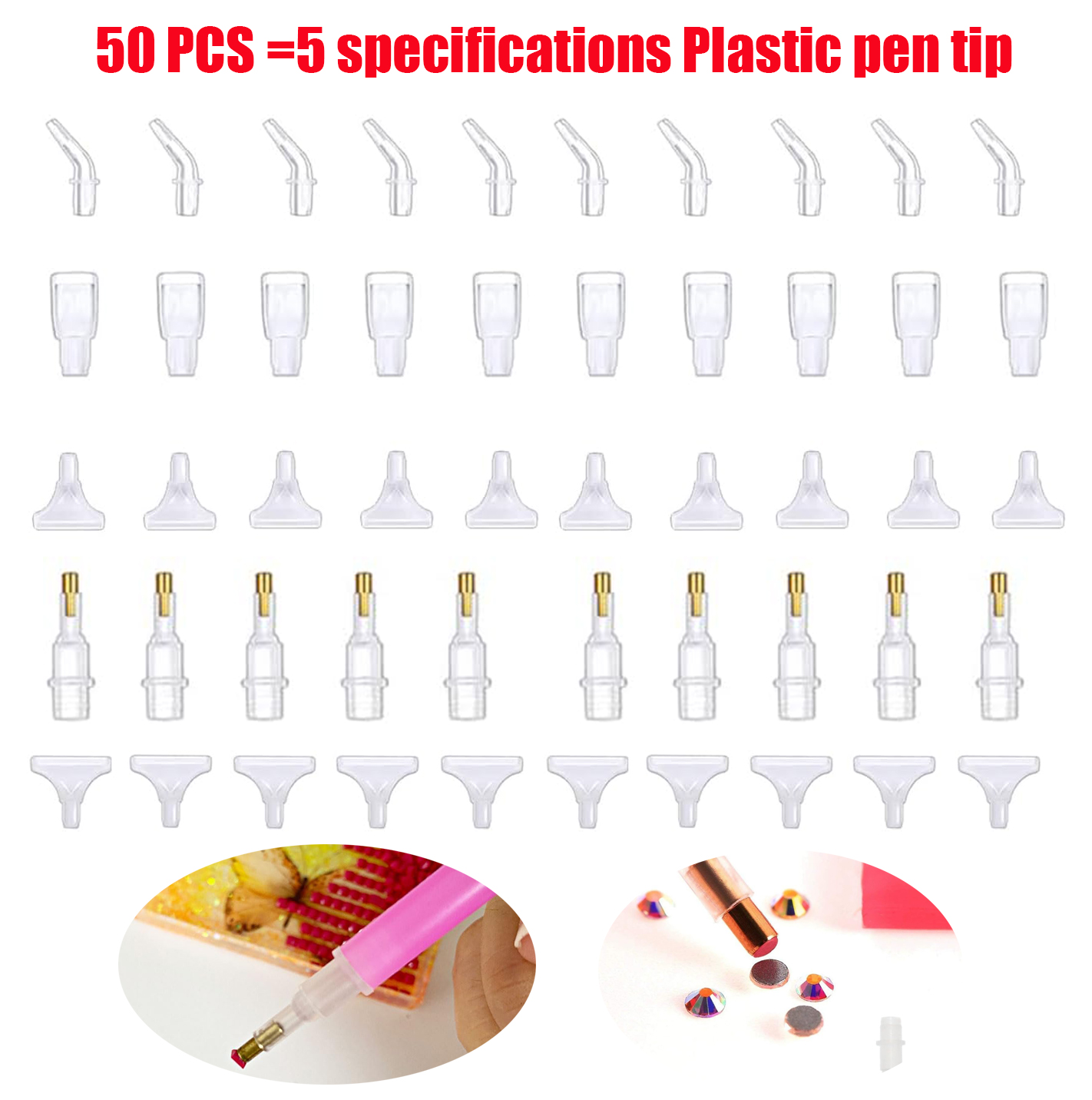 50 Pcs Diamond Painting Art Dr - Nail Tech Accessories review and price