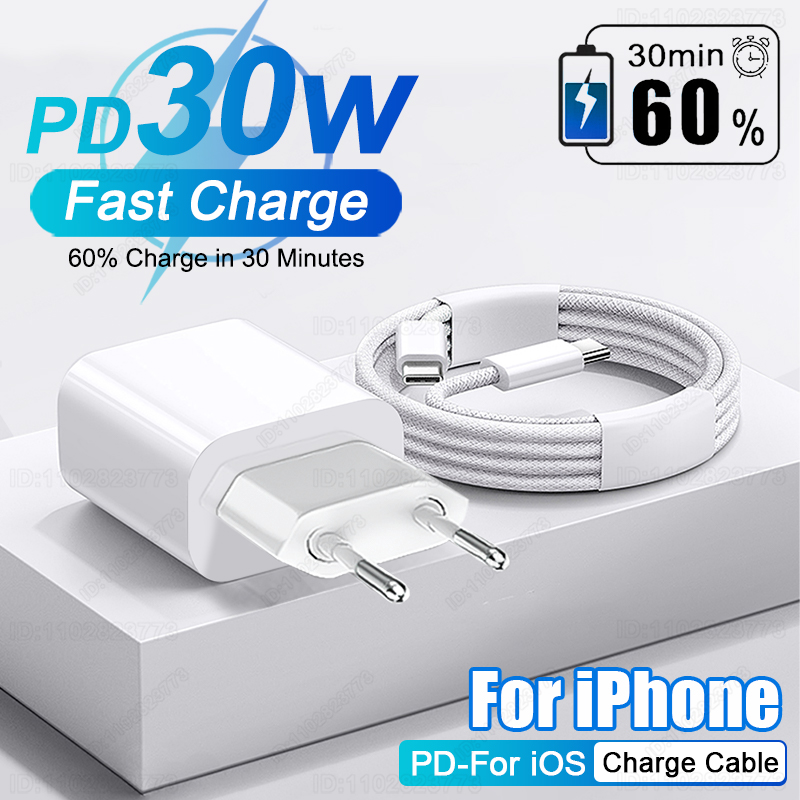 PD 30W Fast Charger For iPhone - Tech Accessories Apple review and price