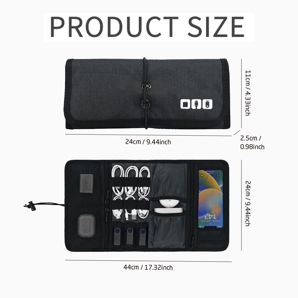 Portable Foldable Travel Cable - Tech Accessories Case review and price