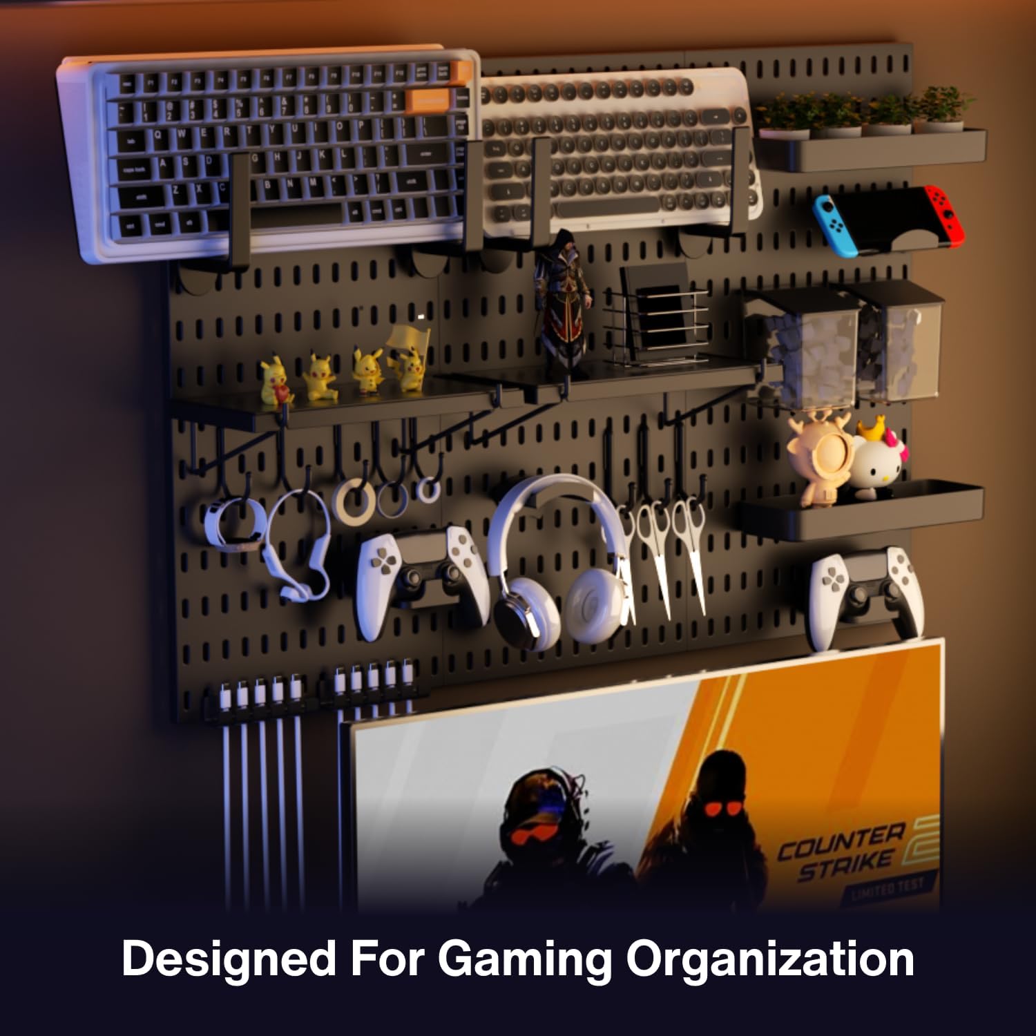 33x22 Inch Black Peg Board Org - Tech Accessories Products review and price