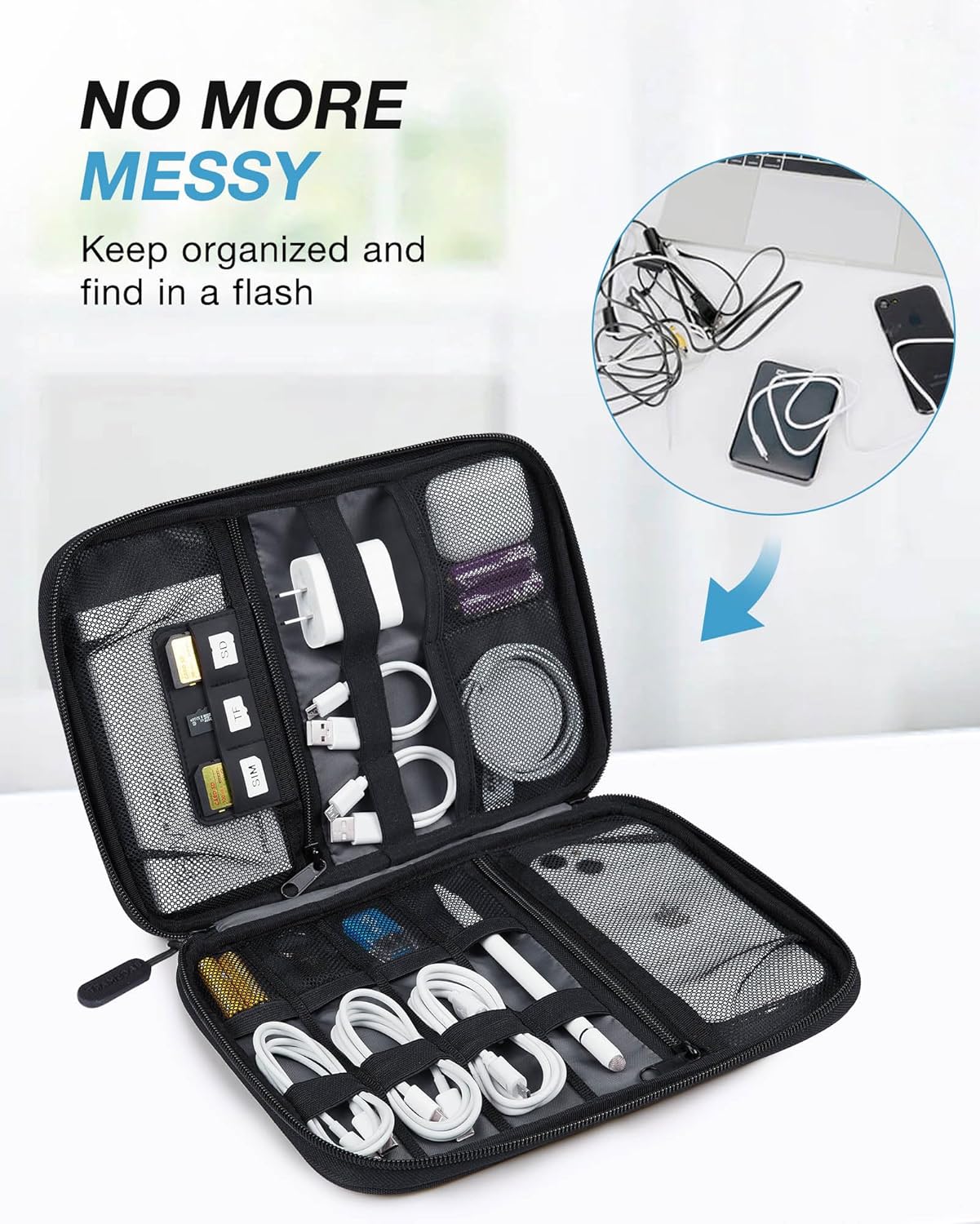 Large Electronics Travel Organ - Tech Accessories Case review and price