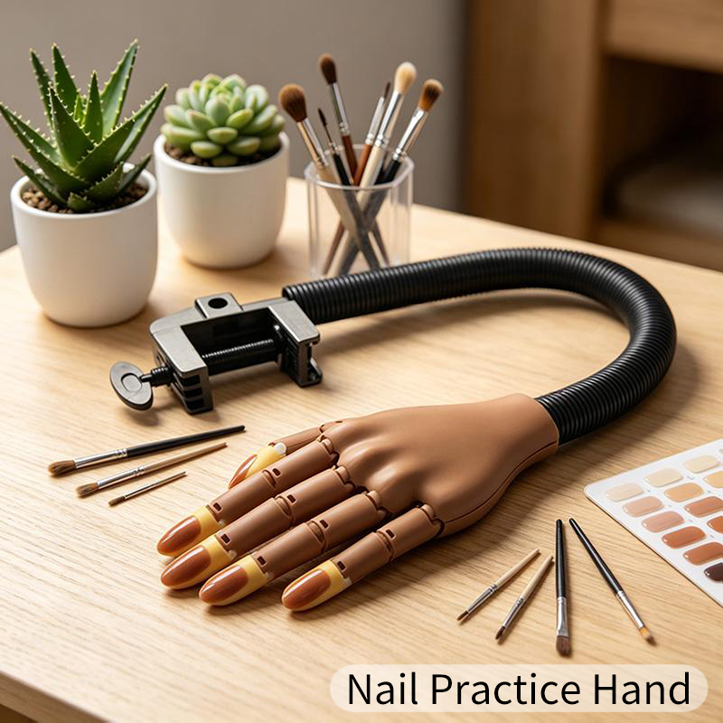 Nail Fake Practice Hand Movabl - Tech Accessories Products review and price