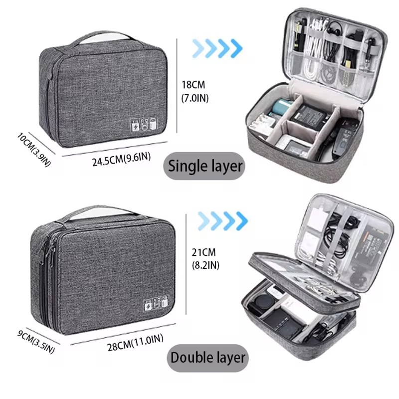 Travel Cable Storage Bag Porta - Tech Accessories Case review and price